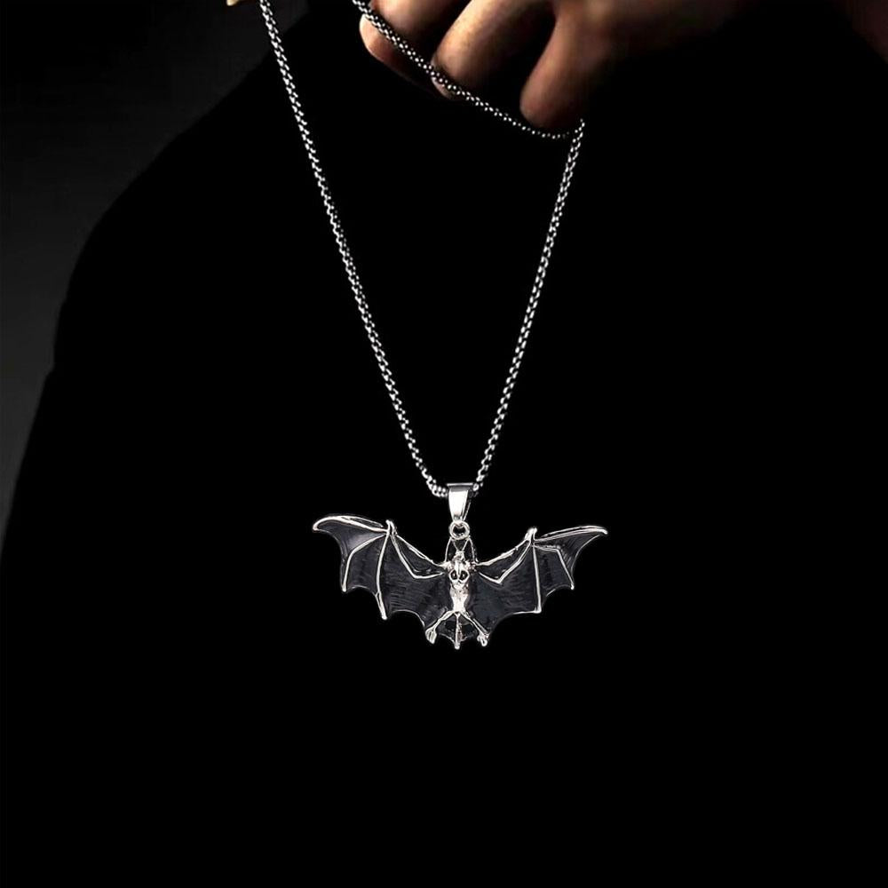 HN069:Hip-Hop Style Necklace,Vampire Bat of Balkan Pendent Necklace For Women And Men