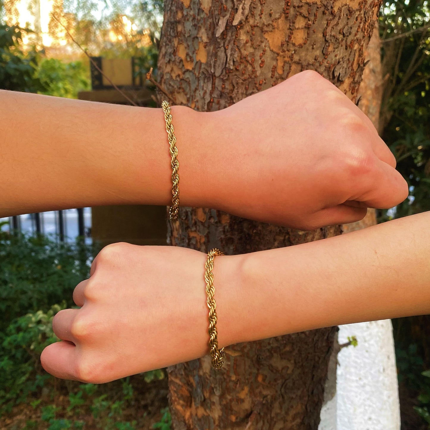 Set couple bracelets, Stainless Steel bracelets, Twist Rope Chain Bracelets Set for Couples – Perfect Gift for Friends, Family, and Loved Ones