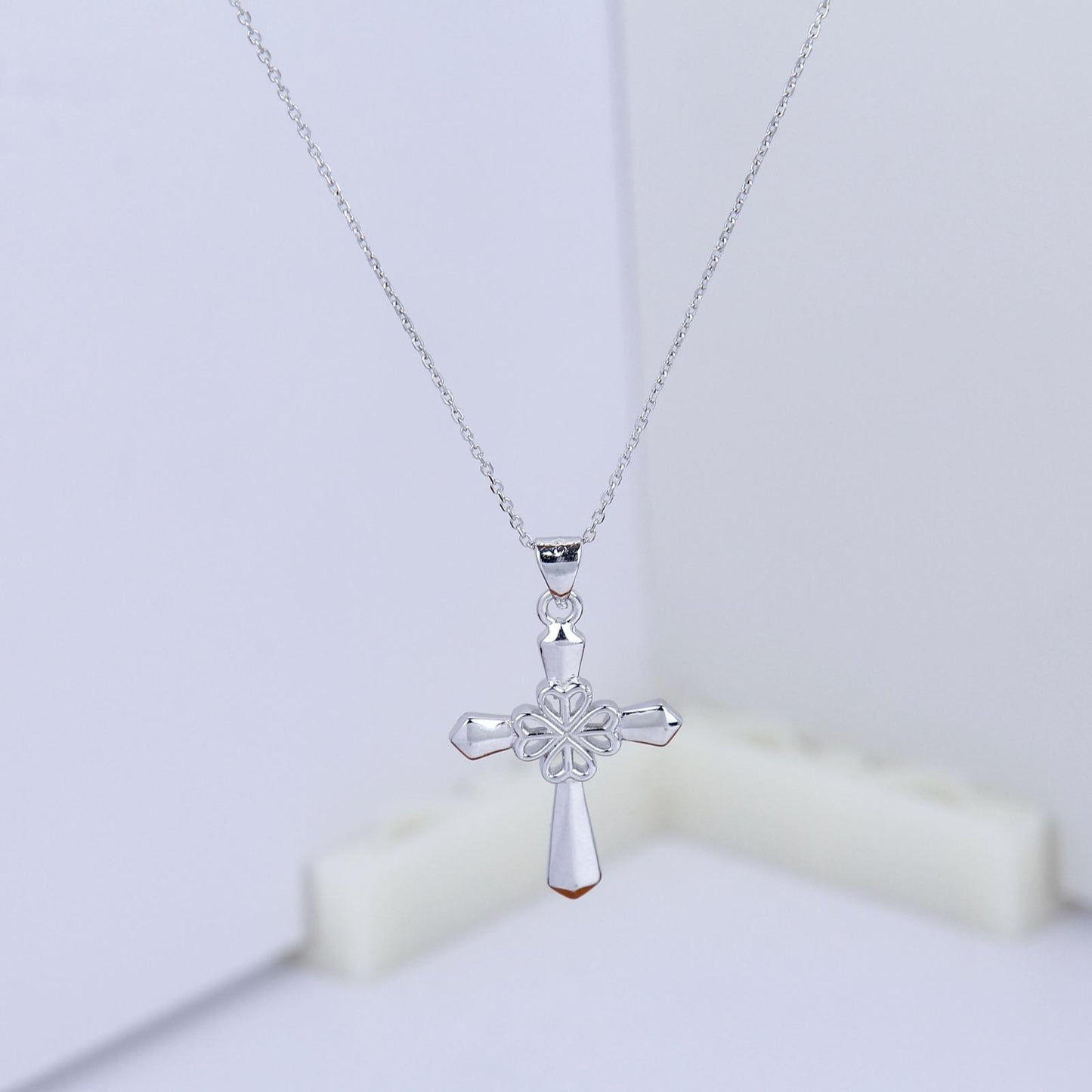 Women's S925 Sterling Silver Cross Necklace Collection – Timeless and Elegant Designs, Available in 15 Distinct Styles, Perfect for Everyday Wear or Special Occasions, Ideal Gift.