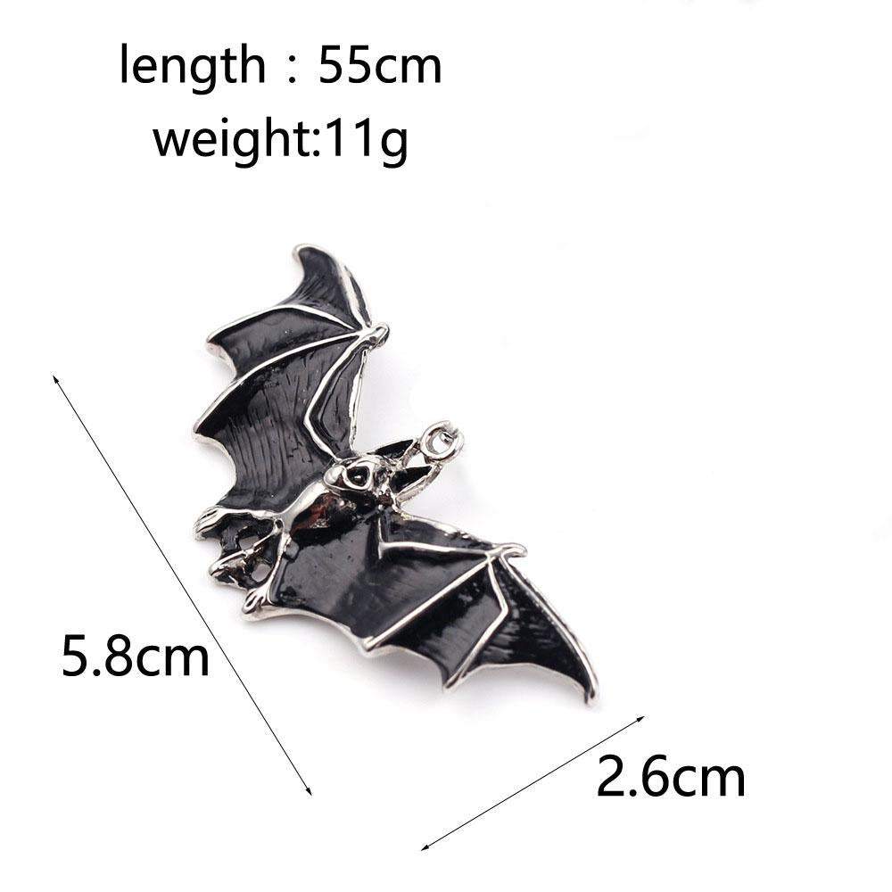 HN069:Hip-Hop Style Necklace,Vampire Bat of Balkan Pendent Necklace For Women And Men