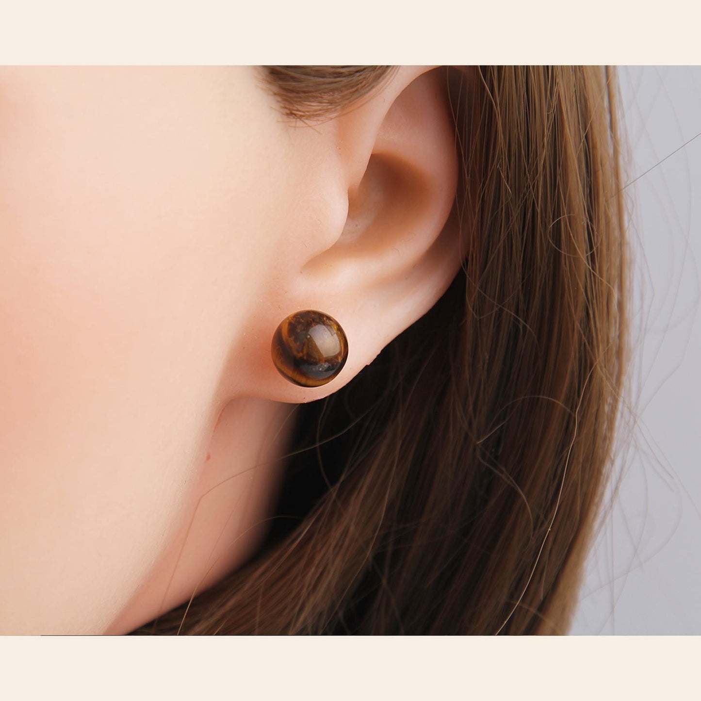Celestial Charm Stainless Steel Stud Earrings | Ball Design | Three Sizes | Reflective Textured Design,Suitable for Helix, Cartilage & Lobe Piercings,Everyday Fashion Jewelry