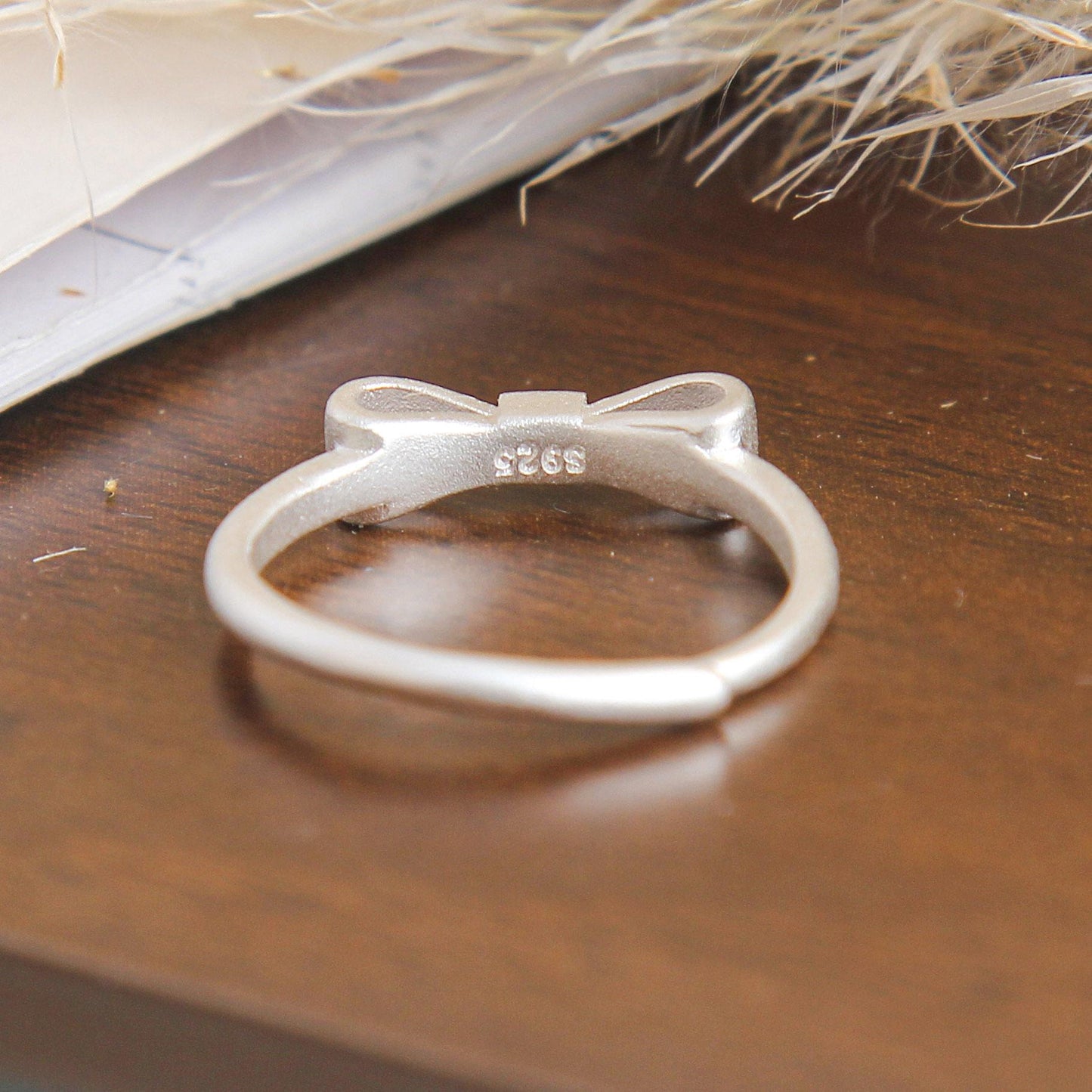 S925 Bow Tie Silver Ring - Sterling Silver, Two Distinct Bow Designs (Bowtie & Ribbon), Cute and Delicate Fashion Jewelry, Adjustable Size, Perfect for Gifts and Everyday Wear