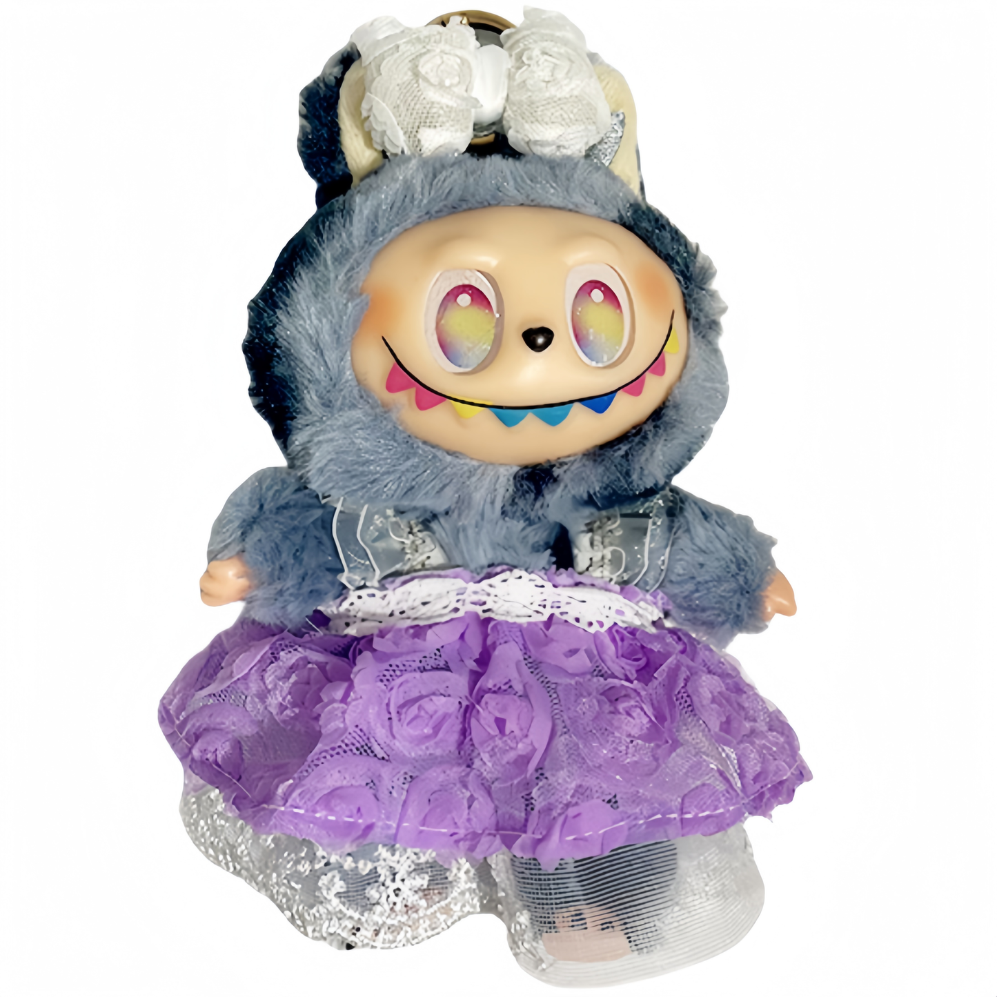 Handemade Labubu Heart Dress Outfit with Accessories