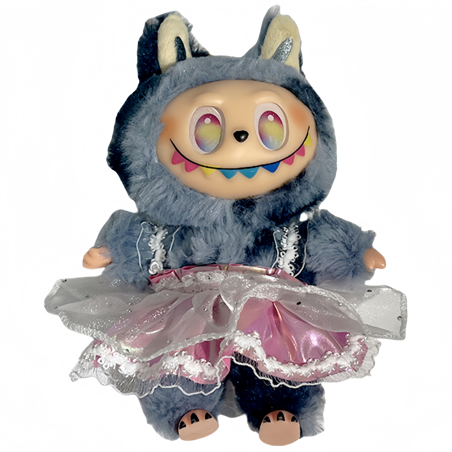 Handemade Labubu Heart Dress Outfit with Accessories