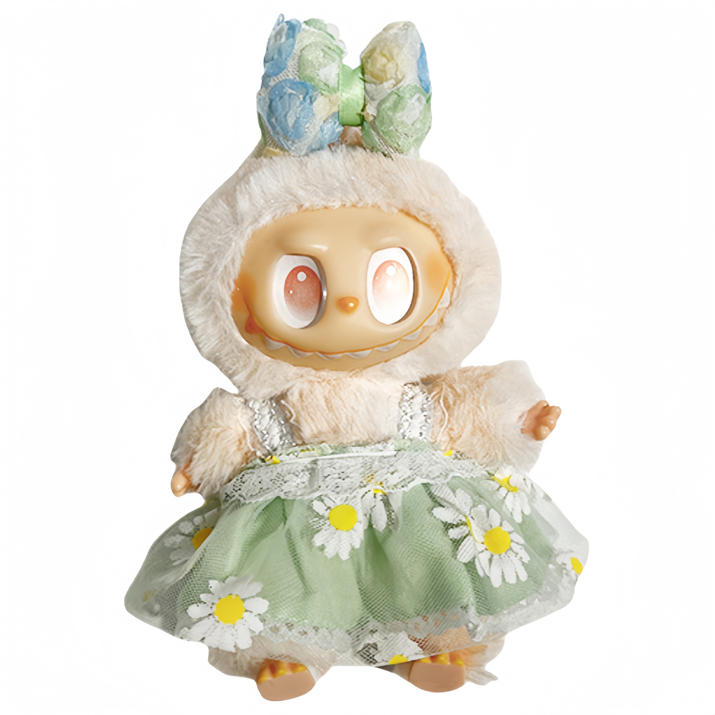 Handemade Labubu Heart Dress Outfit with Accessories