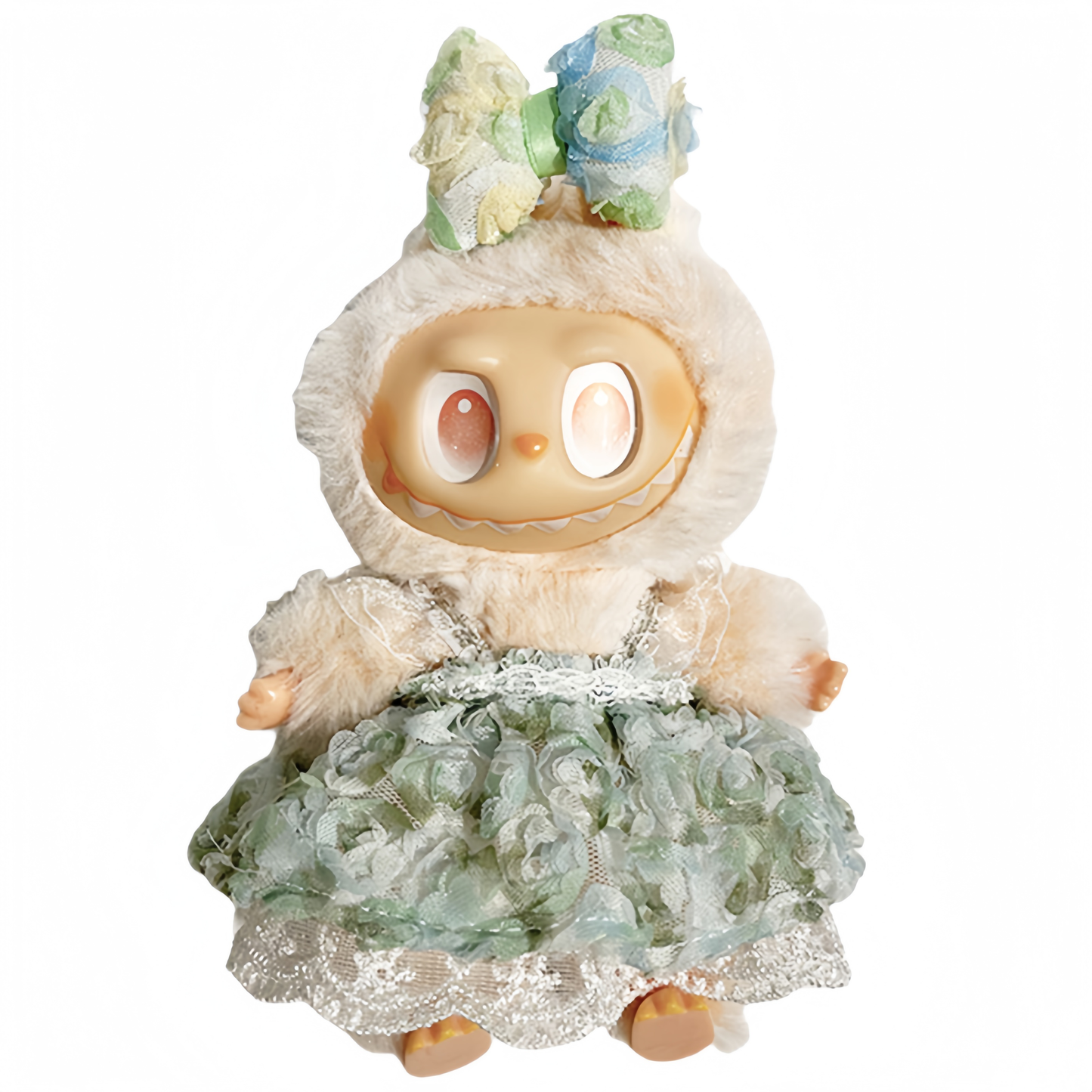 Handemade Labubu Heart Dress Outfit with Accessories