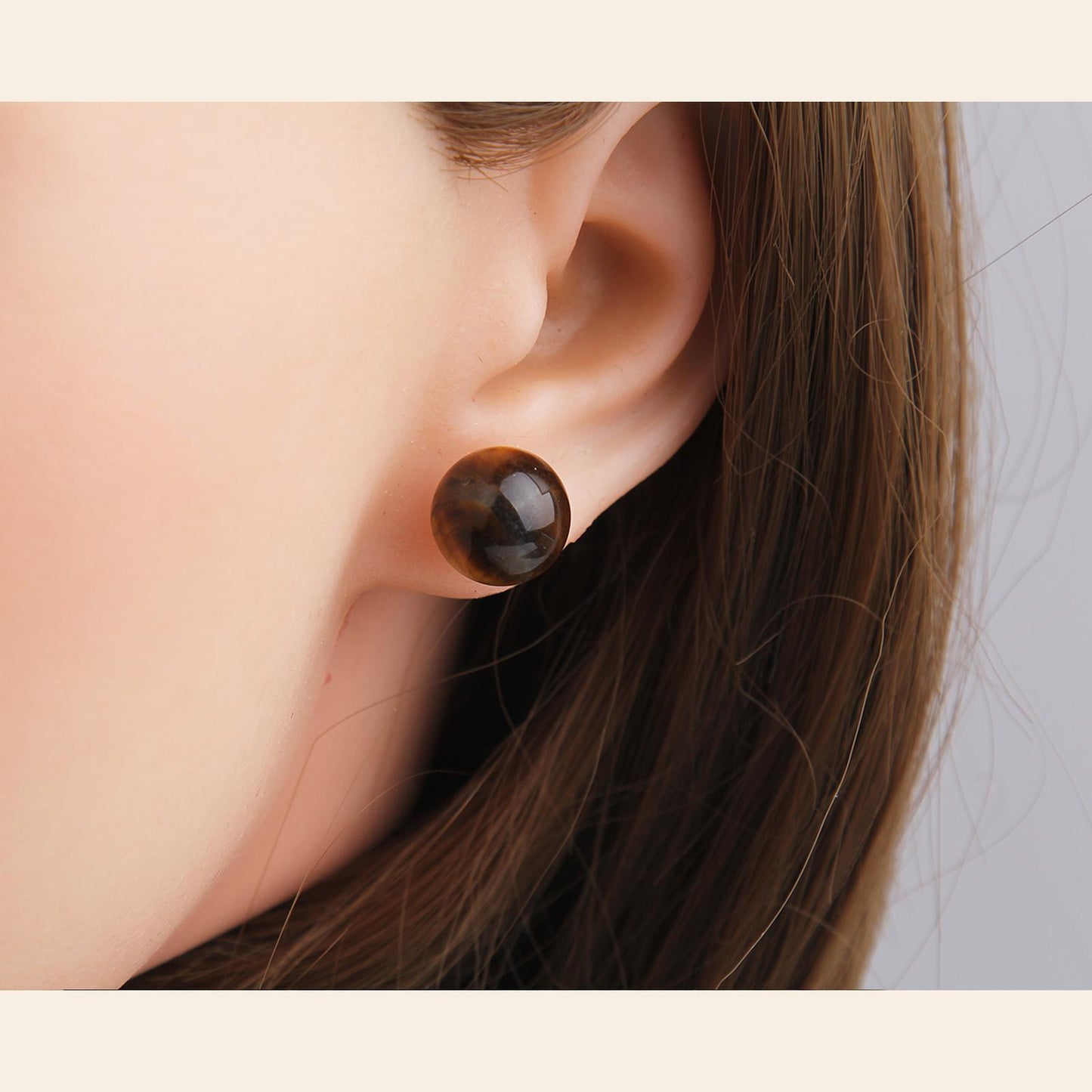 Celestial Charm Stainless Steel Stud Earrings | Ball Design | Three Sizes | Reflective Textured Design,Suitable for Helix, Cartilage & Lobe Piercings,Everyday Fashion Jewelry