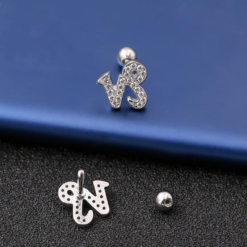 Horoscope Zodiac Sign Cartilage Helix Stud Earrings - 12 Constellation Astrology,Titanium Stainless Steel and Zircon, Little Ear Studs Gift for Women Men & Teens