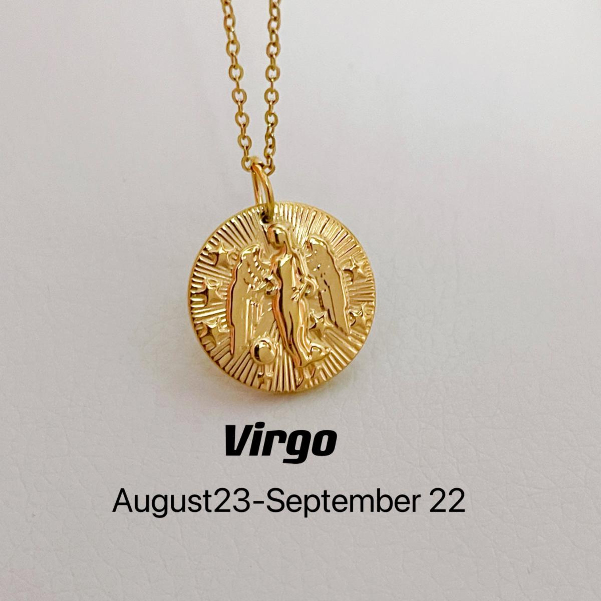 CN003:Dainty Zodiac Necklace for Women Zodiac Sign Necklaces Chain Necklaces For Women and Men