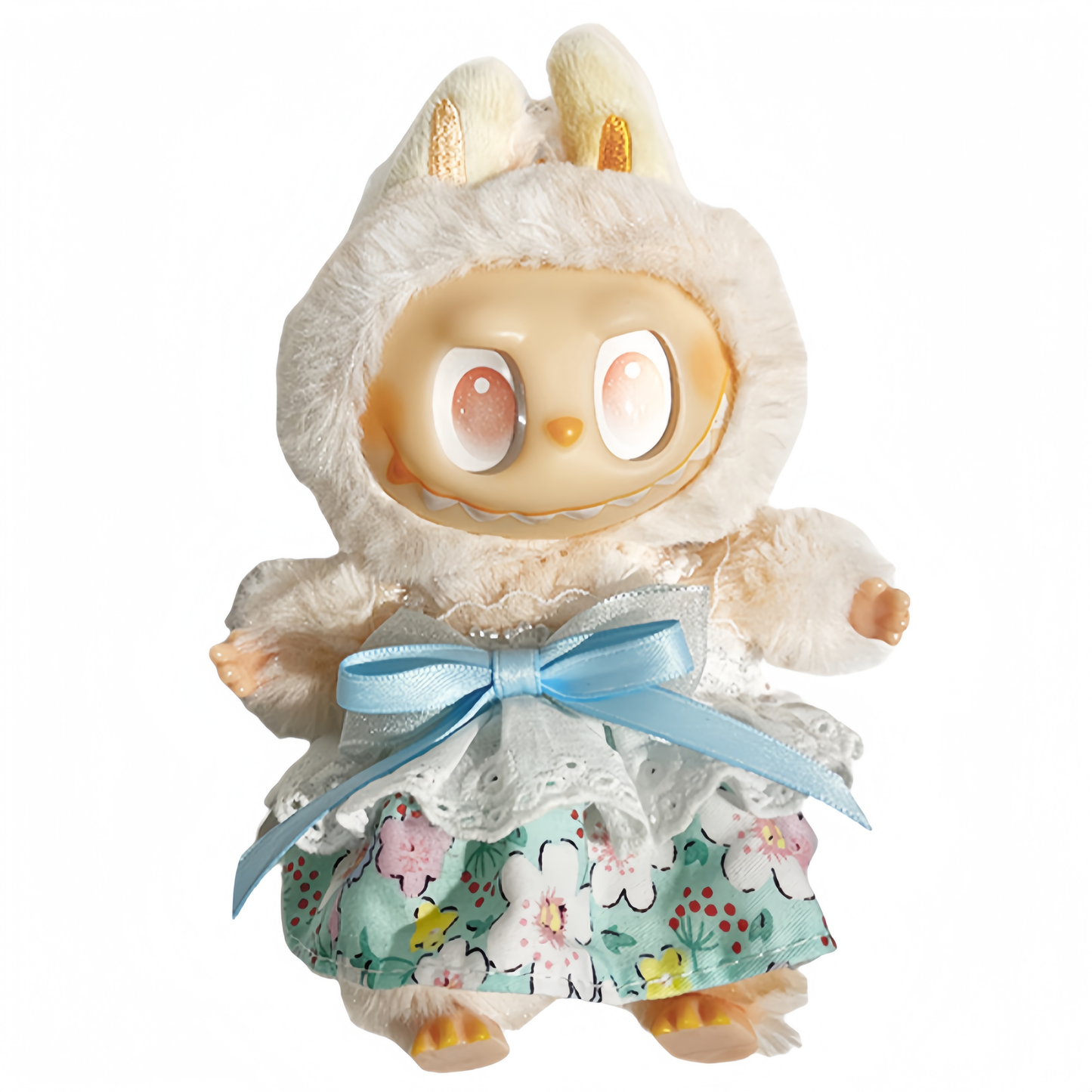 Handemade Labubu Heart Dress Outfit with Accessories