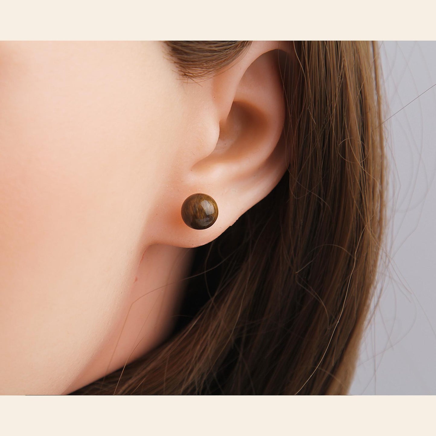 Celestial Charm Stainless Steel Stud Earrings | Ball Design | Three Sizes | Reflective Textured Design,Suitable for Helix, Cartilage & Lobe Piercings,Everyday Fashion Jewelry
