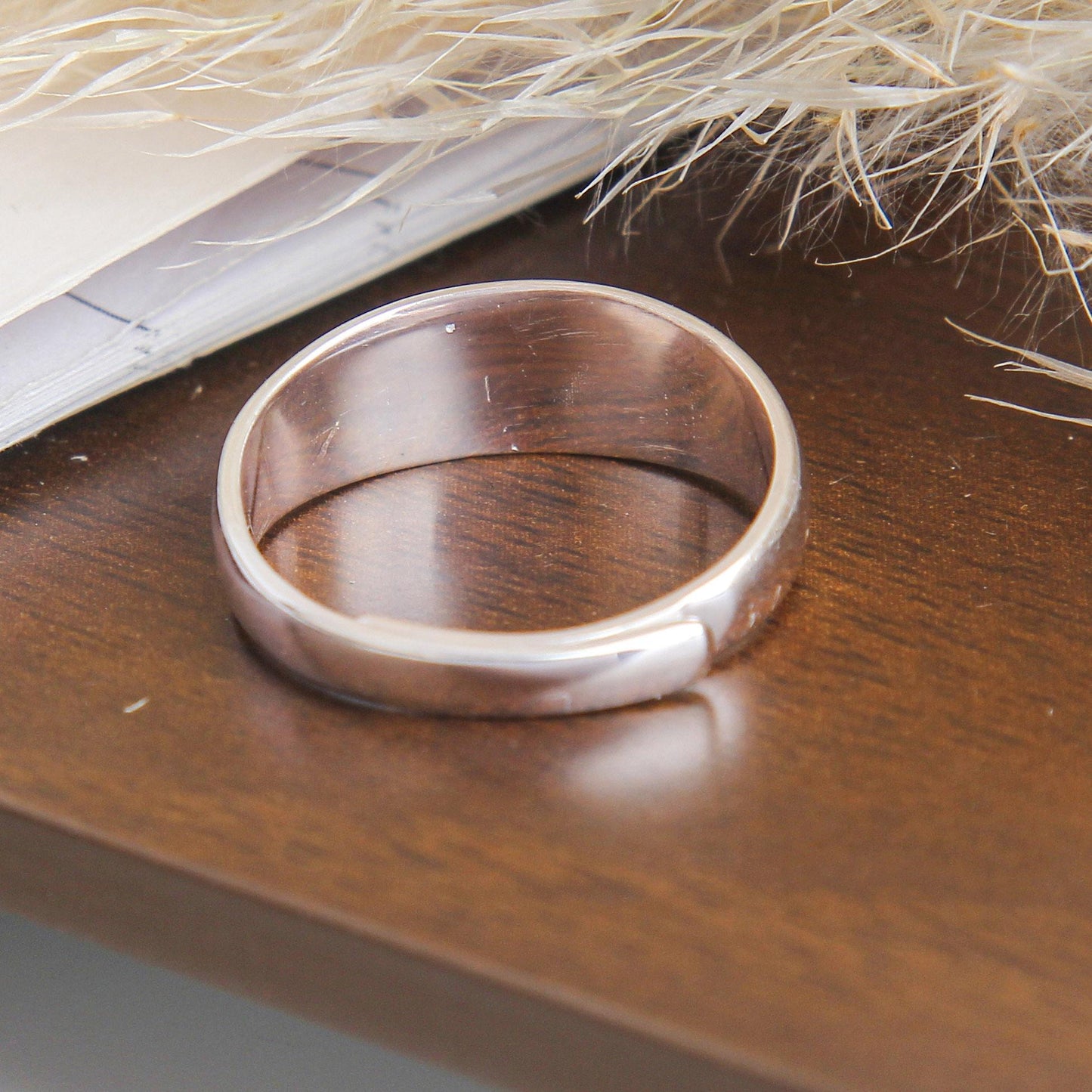 S925 Sterling Silver Wide Band Ring - Intricately Engraved Heart and Star Patterns, Unique Bold Design, Elegant Statement Ring for Women and Girls