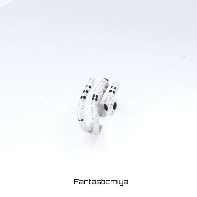 B29.Titanium Stainless Steel Elegant Snake Bangle Bracelet,for Women,Girls,Friends,Waterproof. High Quality