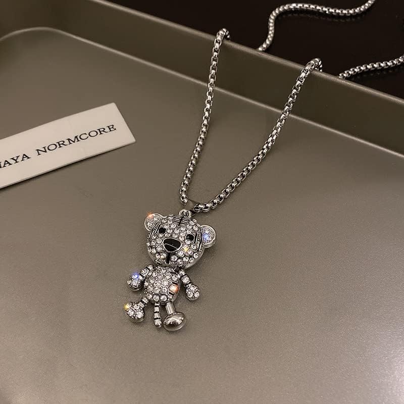 HN032:Hip-Hop Style Necklace,Cute Tiger Pendant Chain Necklace for Women And Men