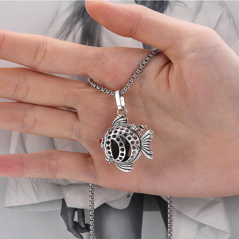 HN038:Hip-Hop Style Necklace,Openable Fash Pendent Necklace for Women And Men