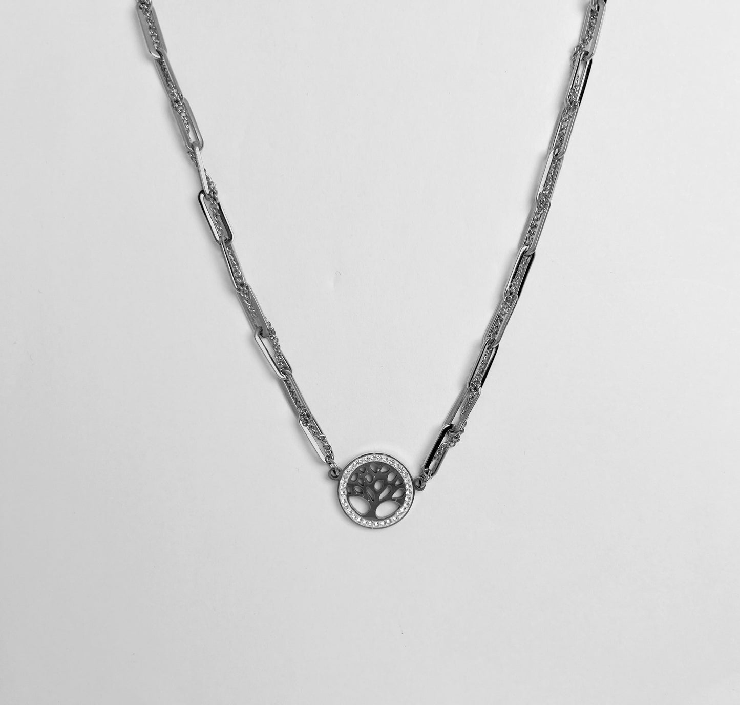 N082:Life tree Pendant Multi Layered Necklace For Women And Men, Color Not Fade, Waterproof