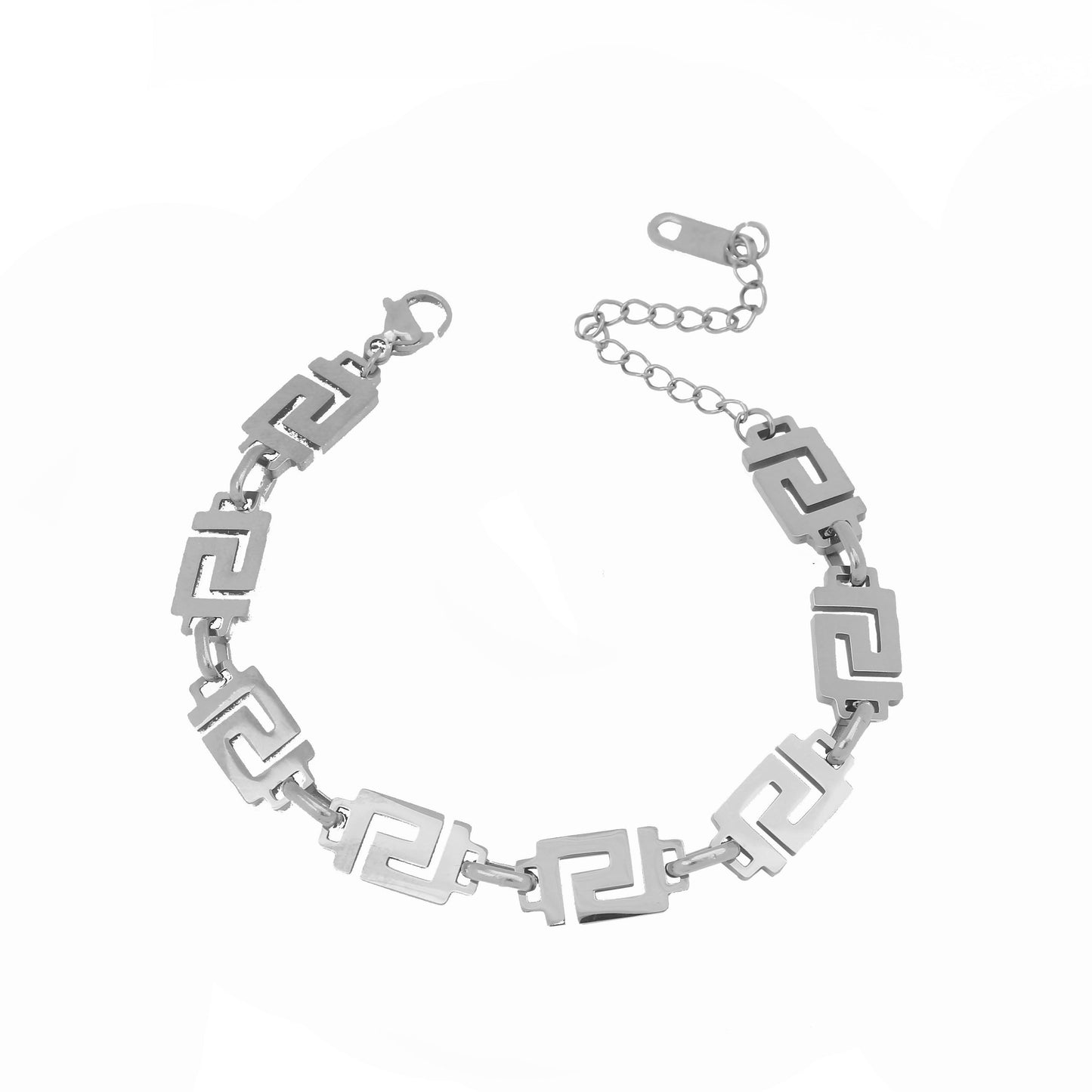 N162:Punk Choker Necklace Chain Irregular Square Maze Tattoo Necklace Spiral Pattern Geometric Choker For Women And Men,Color Not Fade, Waterproof