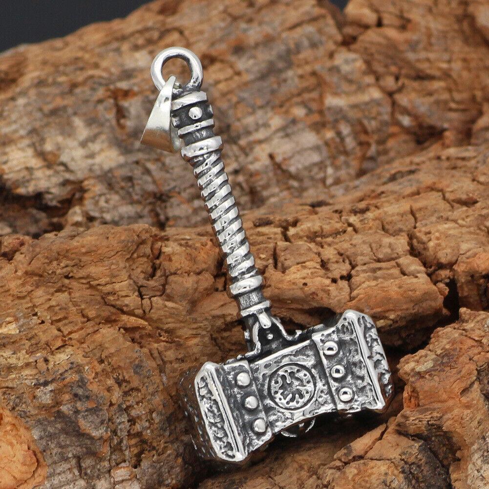 HN007:Hip-Hop Style Necklace,,Thors Hammer Necklace for Women and Men