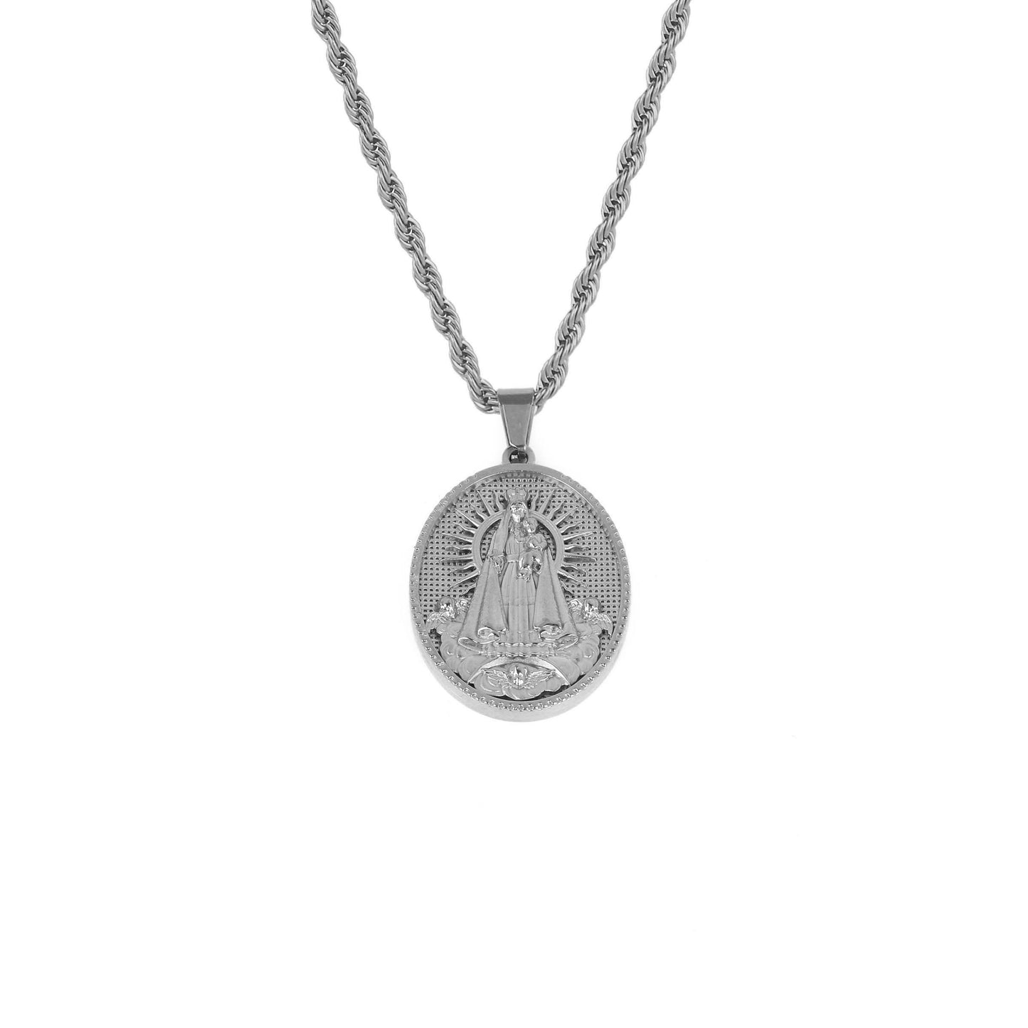 Miraculous necklace,Virgin Mary Pendant-Radiant Madonna Religious Christian Gift, Our Lady of Fatima.