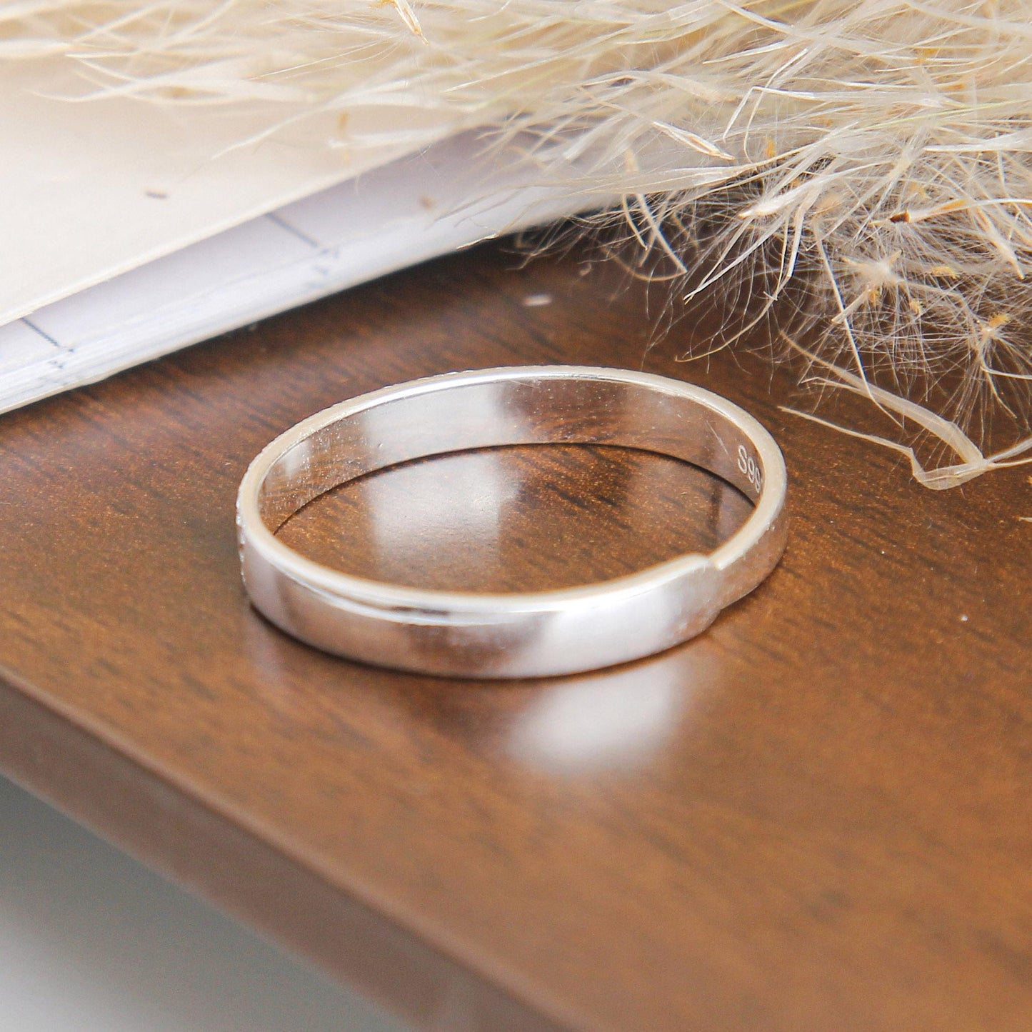 S925 Intricate Textured Silver Ring - Sterling Silver, Detailed Engraved Patterns, Simple Yet Elegant Design, Timeless Fashion Jewelry, Perfect for Daily Wear and Special Occasions
