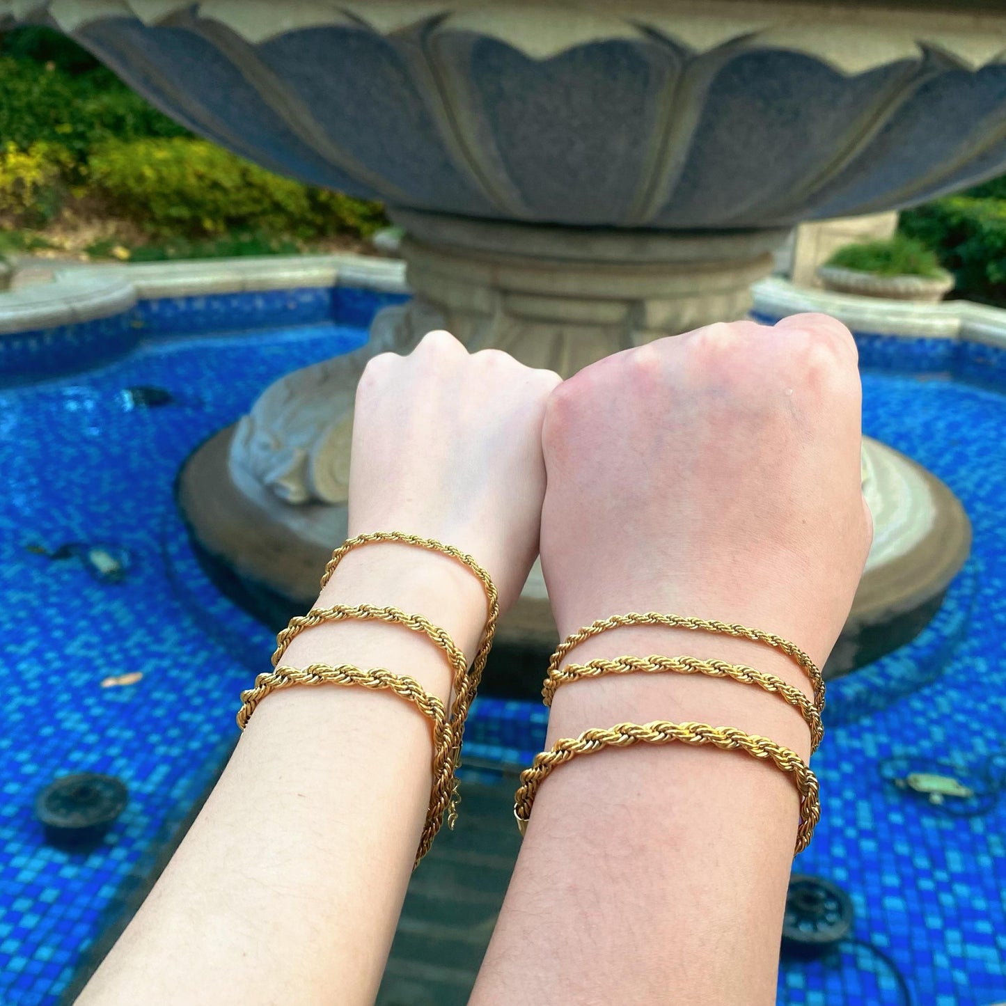 Set couple bracelets, Stainless Steel bracelets, Twist Rope Chain Bracelets Set for Couples – Perfect Gift for Friends, Family, and Loved Ones