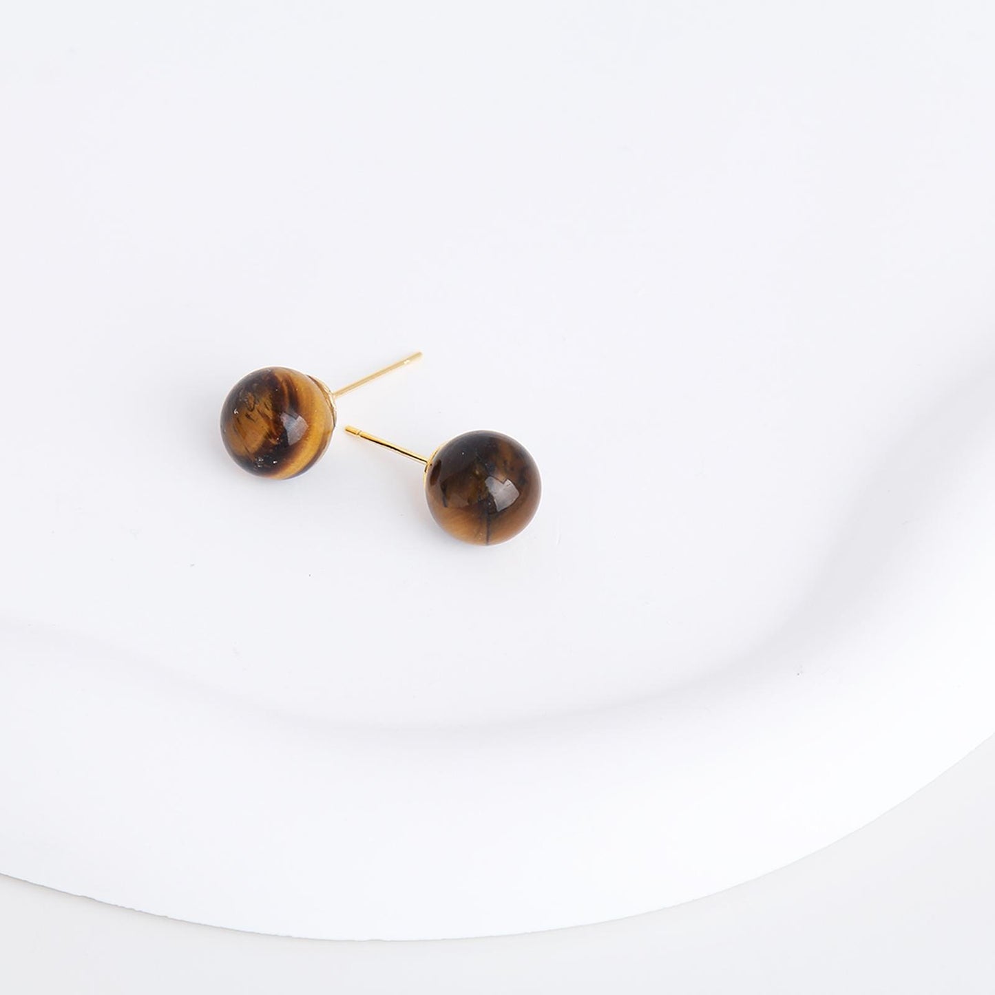 Celestial Charm Stainless Steel Stud Earrings | Ball Design | Three Sizes | Reflective Textured Design,Suitable for Helix, Cartilage & Lobe Piercings,Everyday Fashion Jewelry