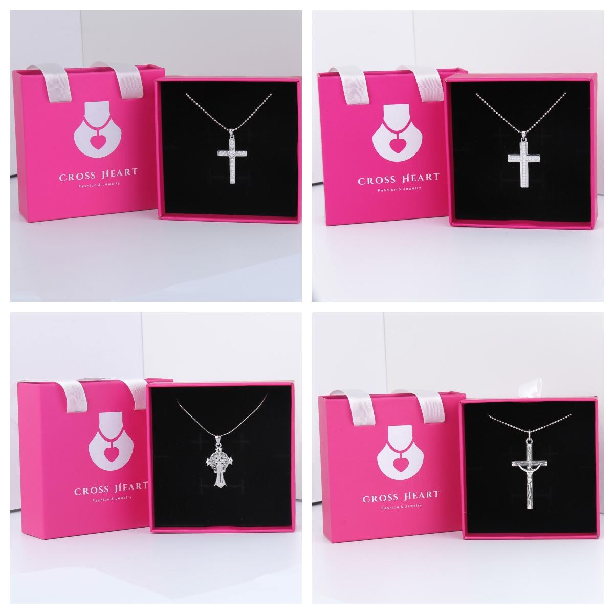 Women's S925 Sterling Silver Cross Necklace Collection – Timeless and Elegant Designs, Available in 15 Distinct Styles, Perfect for Everyday Wear or Special Occasions, Ideal Gift.