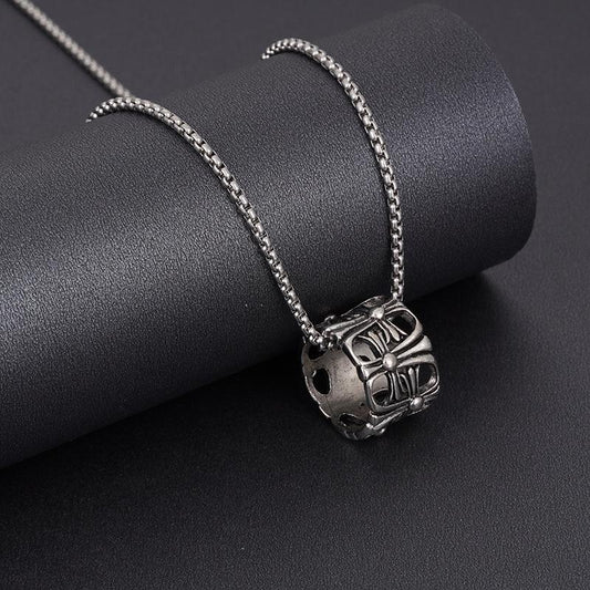 HN078:Hip-Hop Style Necklace, cross Pendent Necklace For Women And Men