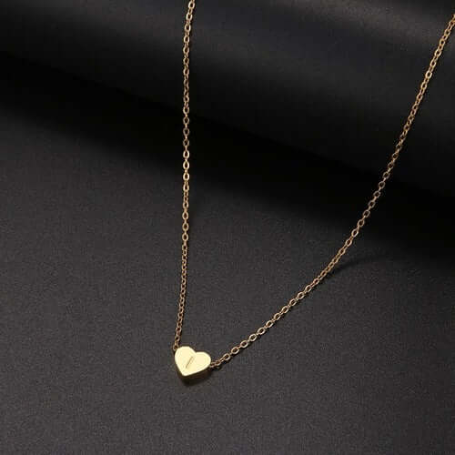 LN009:Hip-Hop Style Classic Heart Letter Pendet Neckalce For Women and Men