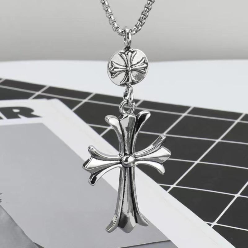 Cross Necklace with  Superior Quality Pendant for Men and Women, Nontarnish stainless steel, color not fade