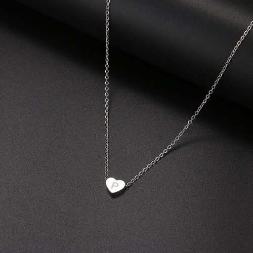 LN009:Hip-Hop Style Classic Heart Letter Pendet Neckalce For Women and Men