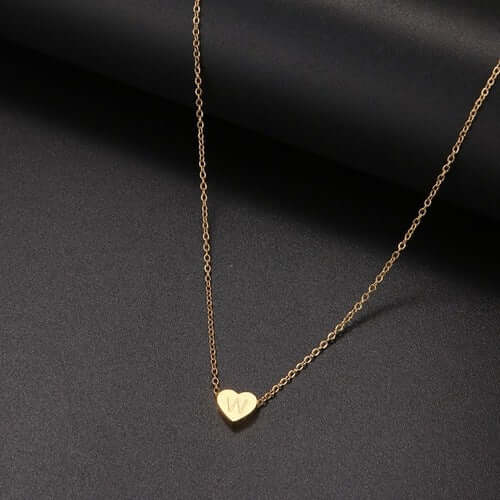 LN009:Hip-Hop Style Classic Heart Letter Pendet Neckalce For Women and Men