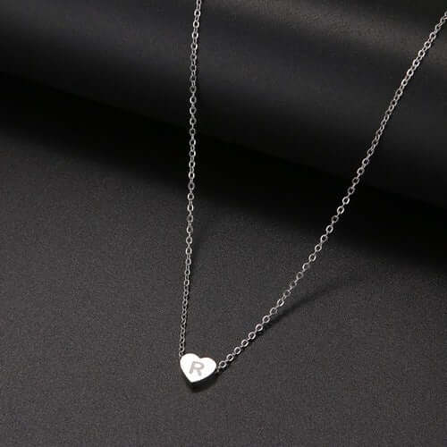 LN009:Hip-Hop Style Classic Heart Letter Pendet Neckalce For Women and Men