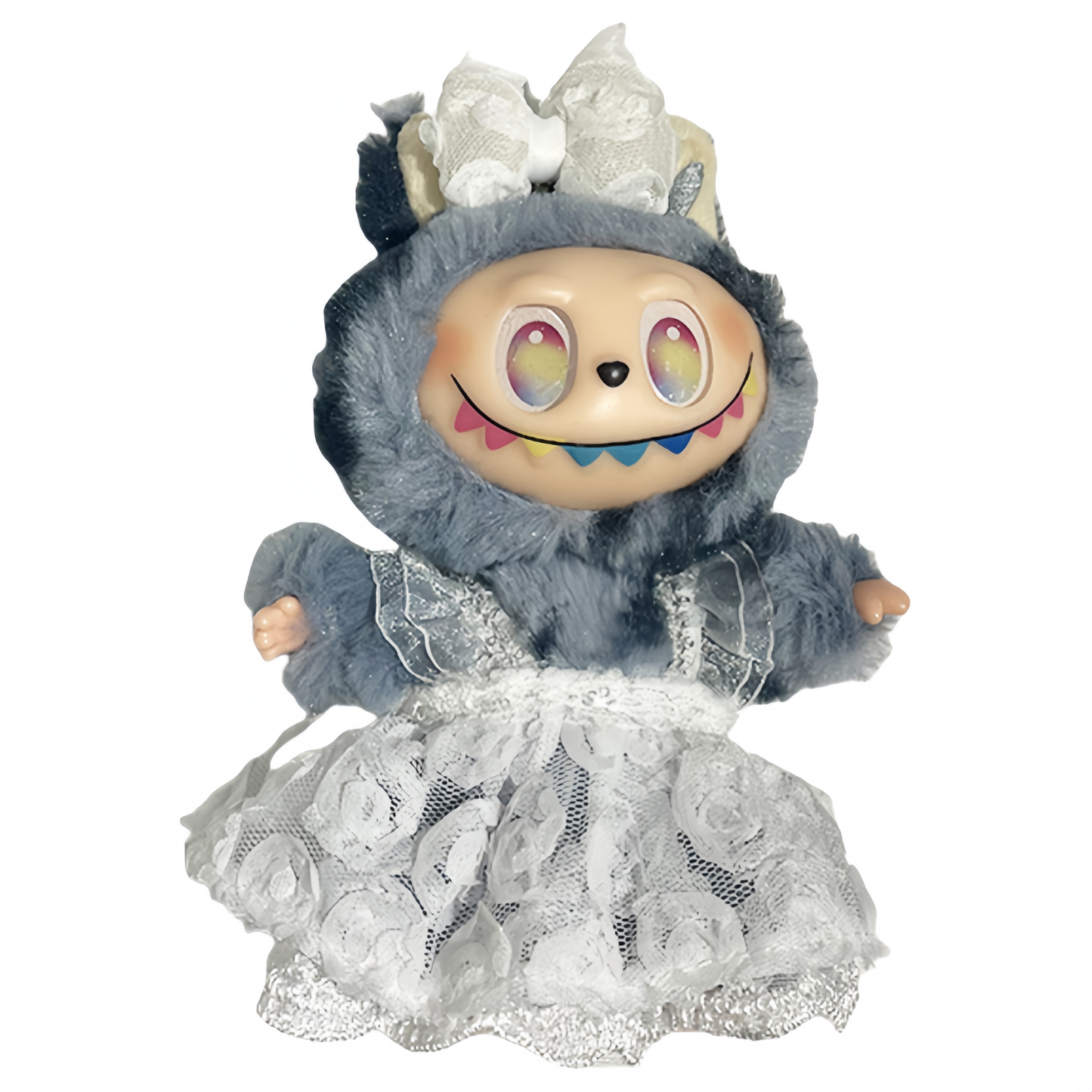 Handemade Labubu Heart Dress Outfit with Accessories