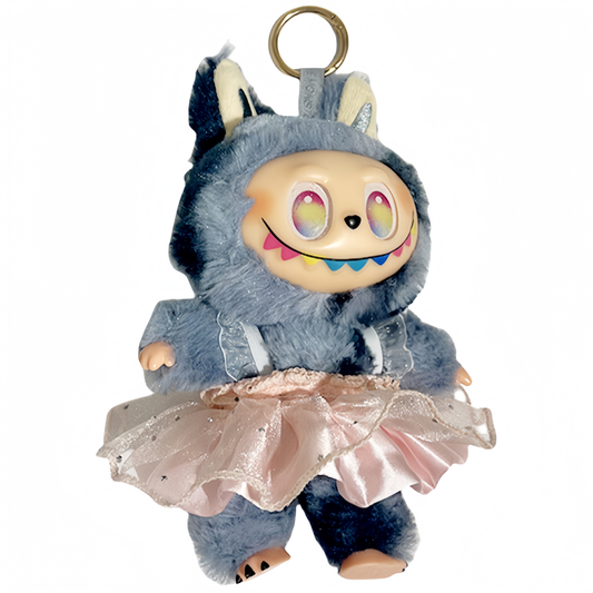 Handemade Labubu Heart Dress Outfit with Accessories