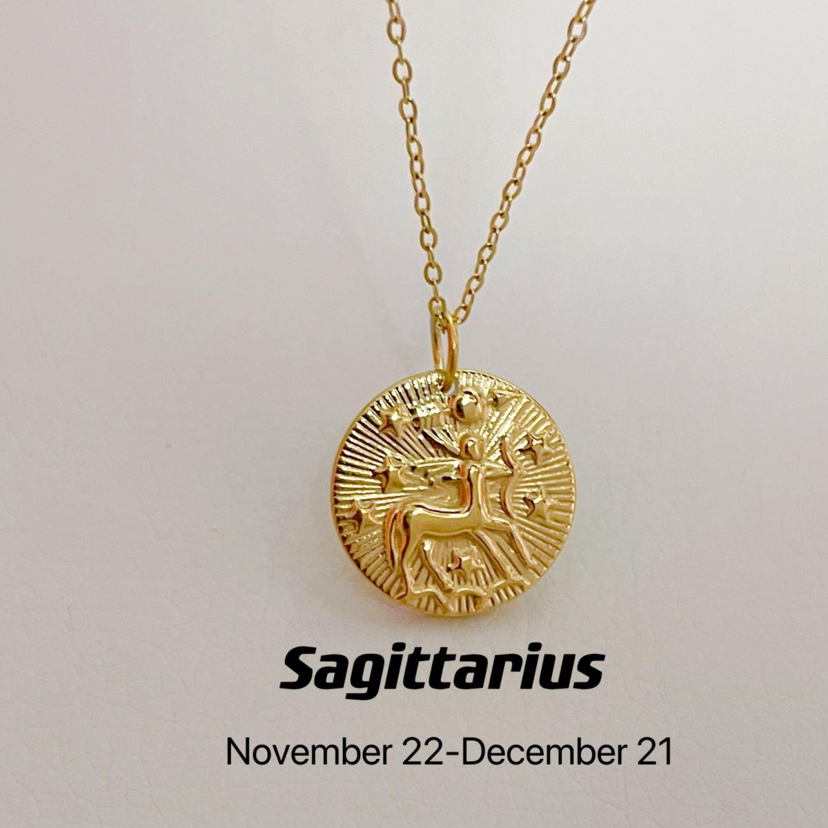CN003:Dainty Zodiac Necklace for Women Zodiac Sign Necklaces Chain Necklaces For Women and Men