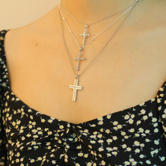 Women's S925 Sterling Silver Cross Necklace Collection – Timeless and Elegant Designs, Available in 15 Distinct Styles, Perfect for Everyday Wear or Special Occasions, Ideal Gift.