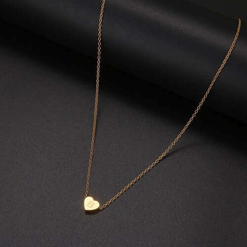 LN009:Hip-Hop Style Classic Heart Letter Pendet Neckalce For Women and Men