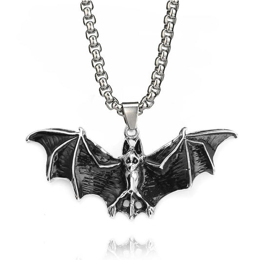 HN069:Hip-Hop Style Necklace,Vampire Bat of Balkan Pendent Necklace For Women And Men