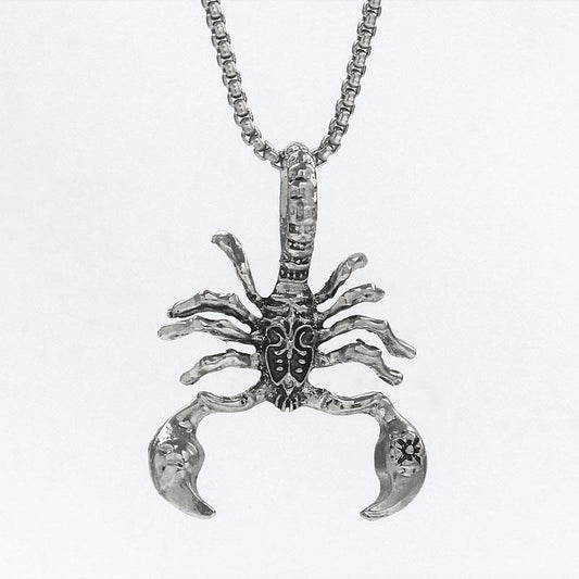 HN005:Hip-Hop Style Scorpion Pendant Necklace Necklace For Women and Men