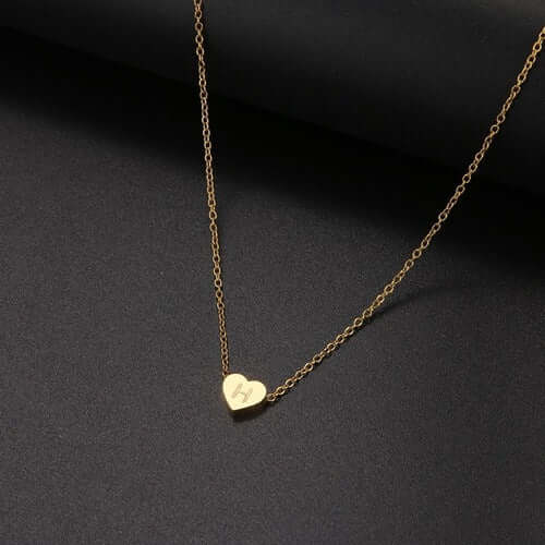 LN009:Hip-Hop Style Classic Heart Letter Pendet Neckalce For Women and Men