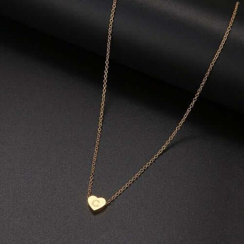LN009:Hip-Hop Style Classic Heart Letter Pendet Neckalce For Women and Men