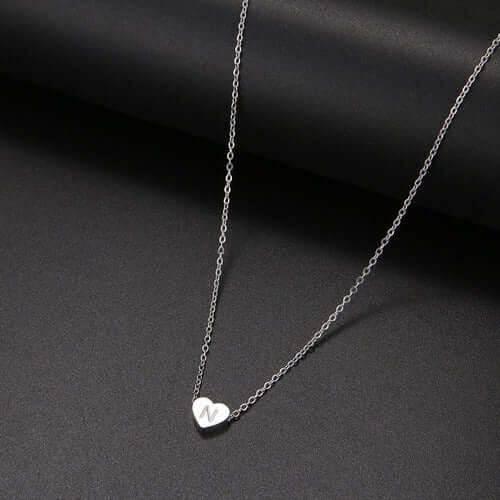 LN009:Hip-Hop Style Classic Heart Letter Pendet Neckalce For Women and Men