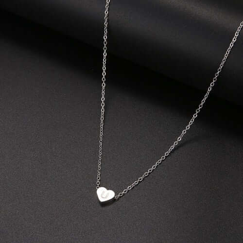 LN009:Hip-Hop Style Classic Heart Letter Pendet Neckalce For Women and Men