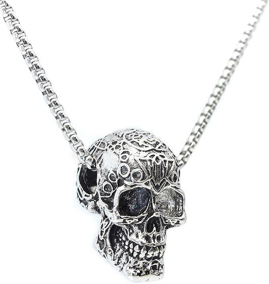 HN046:Hip-Hop Style Necklace,Skull Pendent Necklace for Women and Men