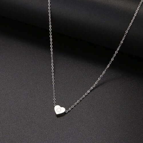 LN009:Hip-Hop Style Classic Heart Letter Pendet Neckalce For Women and Men