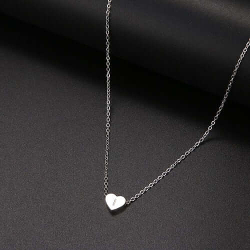 LN009:Hip-Hop Style Classic Heart Letter Pendet Neckalce For Women and Men