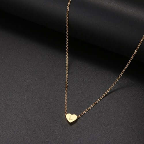 LN009:Hip-Hop Style Classic Heart Letter Pendet Neckalce For Women and Men