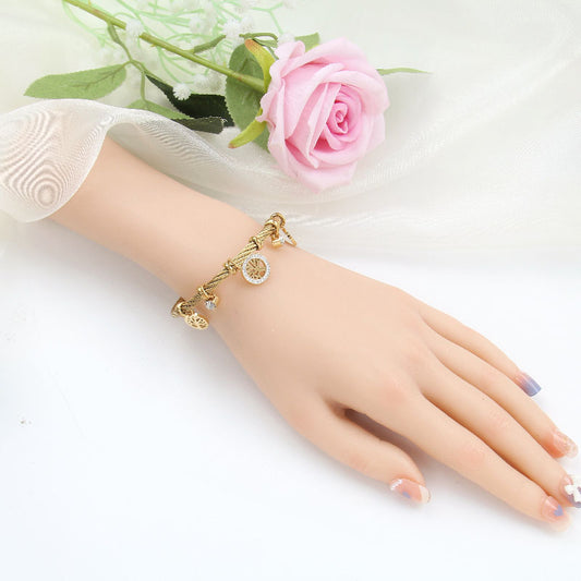 B28: Titanium Stainless Steel,Life Tree，family tree Bangle Bracelet Style ，colour Not Fade, Waterproof，Bottom Opening
