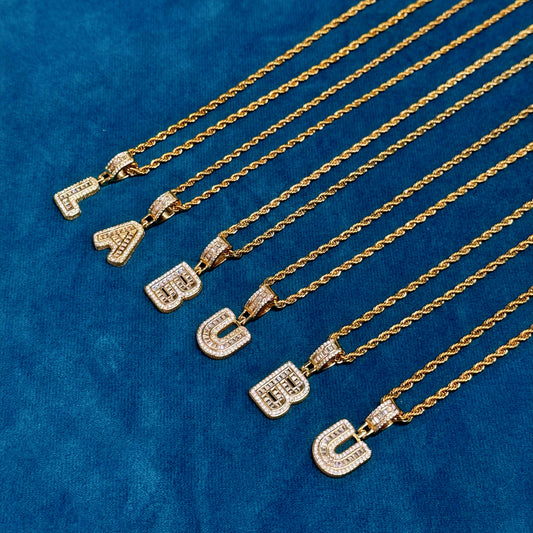 Featured LABUBU letter necklaces